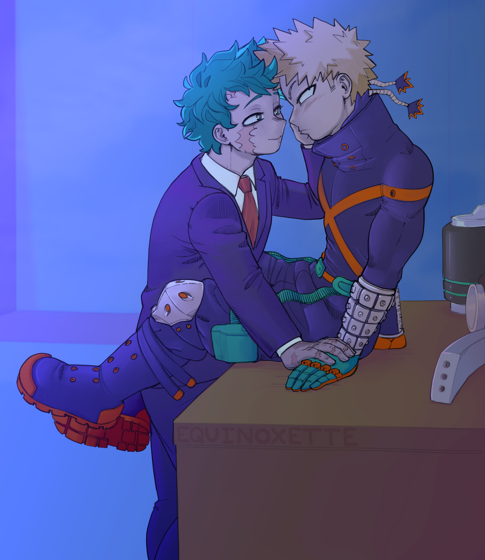 Izukatsu blushing
